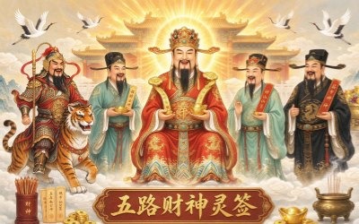 五路财神灵签简介